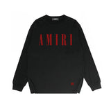 Amiri long sleeve shirts classic letter spider print