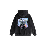 Amiri washed hoodie kedron printing