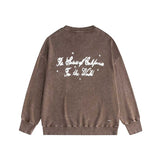 Amiri washed sweatshirt angel twin print washed old
