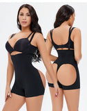 One-Piece Waist Slimming and Belly Contracting Peach Hip Tight Body Shaping High Waist Shorts