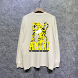Amiri long sleeve shirts tiger printing