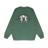 Amiri long sleeve shirts letter angel ball printing