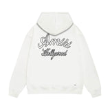 Amiri hoodie letter padded print