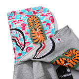 Bathing Ape Hoodie Shark Head Double Hood Camouflage Hooded Sweater Men's Autumn and Winter Cardigan Zipper Casual Couple Jacket