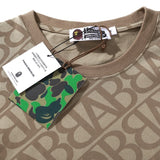 Bathing Ape T-Shirt Embroidered with Letters Short Sleeve T-Shirt