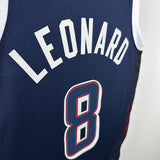 NBA Jerseys 24 Olympics, Team USA, Navy 8, Leonard