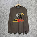 Amiri long sleeve shirts eagle printing