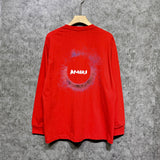Amiri long sleeve shirts splash color ring printing