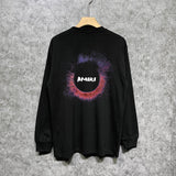 Amiri long sleeve shirts splash color ring printing