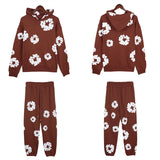 Denim Tears Hoodie & Sweatpants 2 Piece Set Casual Pants