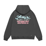 Amiri hoodie wine glass letterprinting