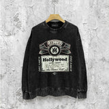 Amiri washed sweatshirt damaged Hollywood limited print washed old