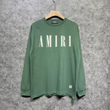 Amiri long sleeve shirts classic letter spider print