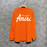 Amiri long sleeve shirts pure letterprinting