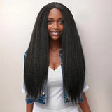 Women's Wigs Middle Part Long Straight Full Lace Wig