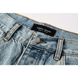 purple brand denim shorts