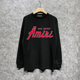 Amiri long sleeve shirts stroke pure letterprinting