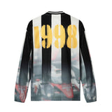 Men's long sleeve shirt - gt retro west coast sports jersey style - hip hop all-over print design