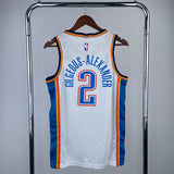 NBA Jerseys Thunder, White 2, Alexander