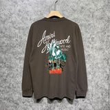 Amiri long sleeve shirts banana panther printing