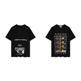 C.e t shirts printing pattern round neck pullover short sleeve men and women