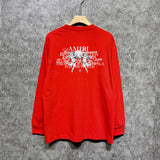 Amiri long sleeve shirts letter angel ball printing