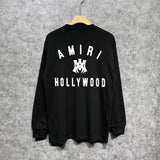 Amiri long sleeve shirts hollywood spider printing