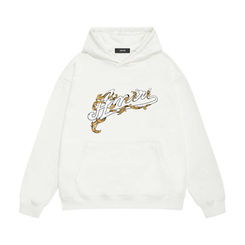 Amiri hoodie ye man letter print