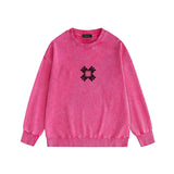 Amiri washed sweatshirt small letter group print washed old