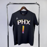 NBA Jerseys Suns, Flyer No. 1, Booker, quick-drying short sleeves