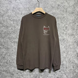 Amiri long sleeve shirts letter sign printing