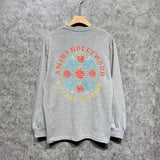 Amiri long sleeve shirts flower clusters printing