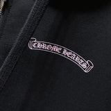 Chh Chrome Hearts Hoodie Sanskrit Letter Print Miami Zip Jacket Sweater