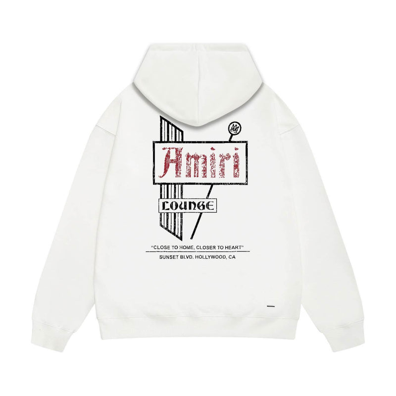 Amiri hoodie letter sign printing
