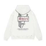Amiri hoodie letter sign printing