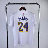 NBA Jerseys Lakers, white 24, quick-drying short sleeves