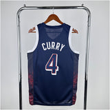NBA Jerseys 24 Olympics, Team USA, Navy 4, Curry