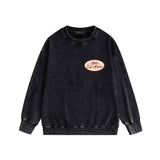 Amiri washed sweatshirt multi-chapter printing washed and distressed