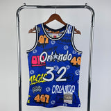 NBA Jerseys MN Hot Pressed Retro Jersey SW Magic 9495 Season, Doodle No. 32, O'Neal