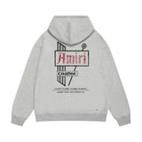 Amiri hoodie letter sign printing