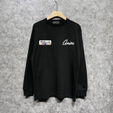 Amiri long sleeve shirts billiard sketch printing