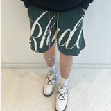 Rhude Shorts Jacquard Knitted Yarn Casual Shorts