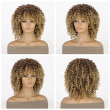 Women's Wigs Short Curly Afro Synthetic Wig
