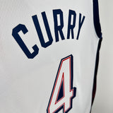 NBA Jerseys 24 Olympics, Team USA, White 4, Curry
