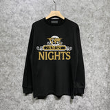 Amiri long sleeve shirts earth letter printing