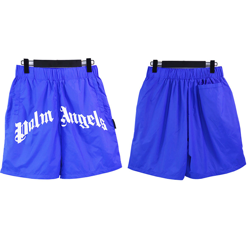 Palm Angels Shorts Mesh beach shorts
