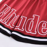 Rhude Shorts Striped Elastic Sport Mesh Shorts