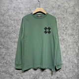Amiri long sleeve shirts simple letter print