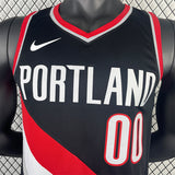NBA Jerseys Season 23, Blazers, Black 00, Henderson