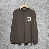 Amiri long sleeve shirts simple letter print